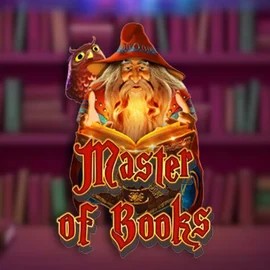 Master of Books slot logo by Swintt at SkyHills Casino