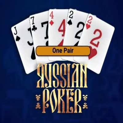Russian Poker logo – Table Games by OneTouch Games at SkyHills Casino